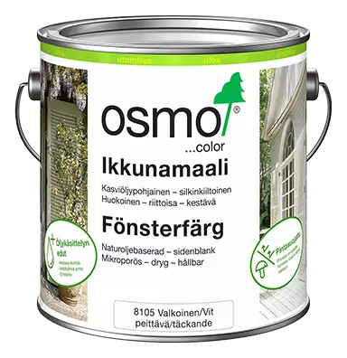 Ikkunamaali Osmo Color 8105 valkoinen - Ulkomaalit - 810500750 - 1