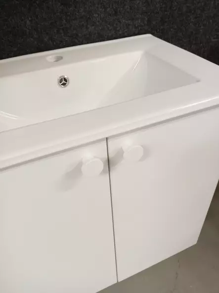 Allaskaappi PUR HPL F2255 valkoinen - Allaskaapit - KYLVAO50 - 1