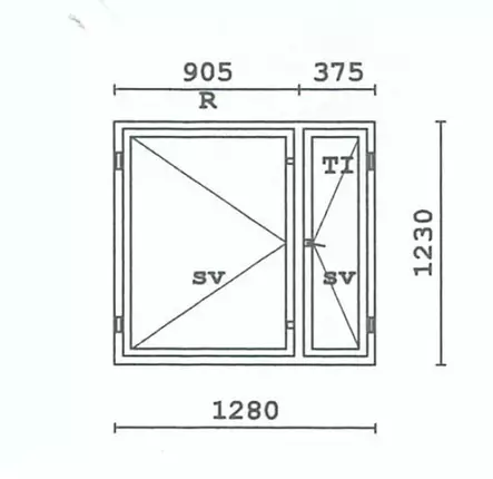 MSE 131 1280 x 1230 Valkoinen - Erikoishintaiset ja poistotuotteet - MSE131EM1280X1230 - 1