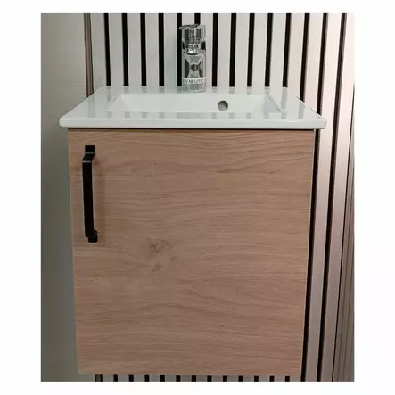 PUR-allaskaappi 400 yhdellä ovella ja altaalla. Tammi. - Allaskaapit - TAMMIPUR400 - 2