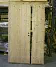 Varaston pariovi paneeli/vaneri 10+4x20 - Varaston ovet - VO4BL14X20 - 1