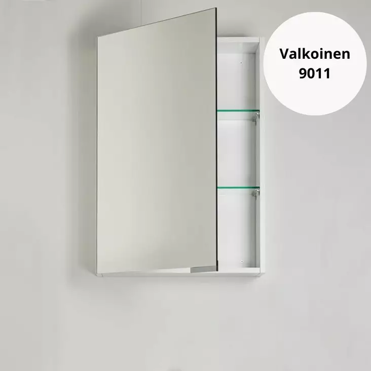 PUR Peilikaappi HPL F2255 valkoinen - Peilikaapit - KYLVP50 - 5