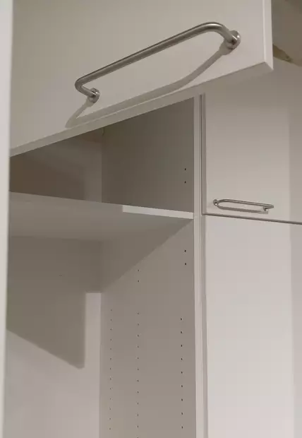 Valmiiksi kasattu valkoinen komero 400mm leveä - Komerot ja korkeat kaapistot - MU172401 - 3