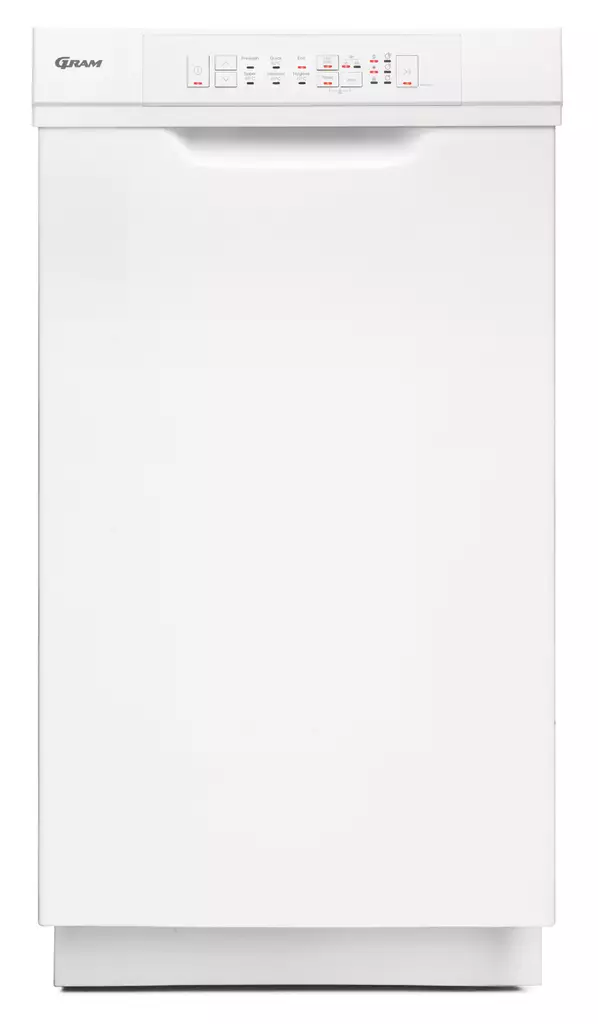 GRAM OM 4110-90 T/1 Kalusteisiin sijoitettava astianpesukone 45 cm, valkoinen - Astianpesukoneet - OM411090T1 - 1