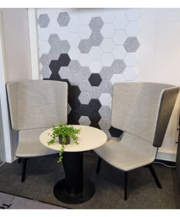 Hexagon akustiikkalevyt, 3kpl/paketti - Äänieristyslevyt - 8860211 - 5