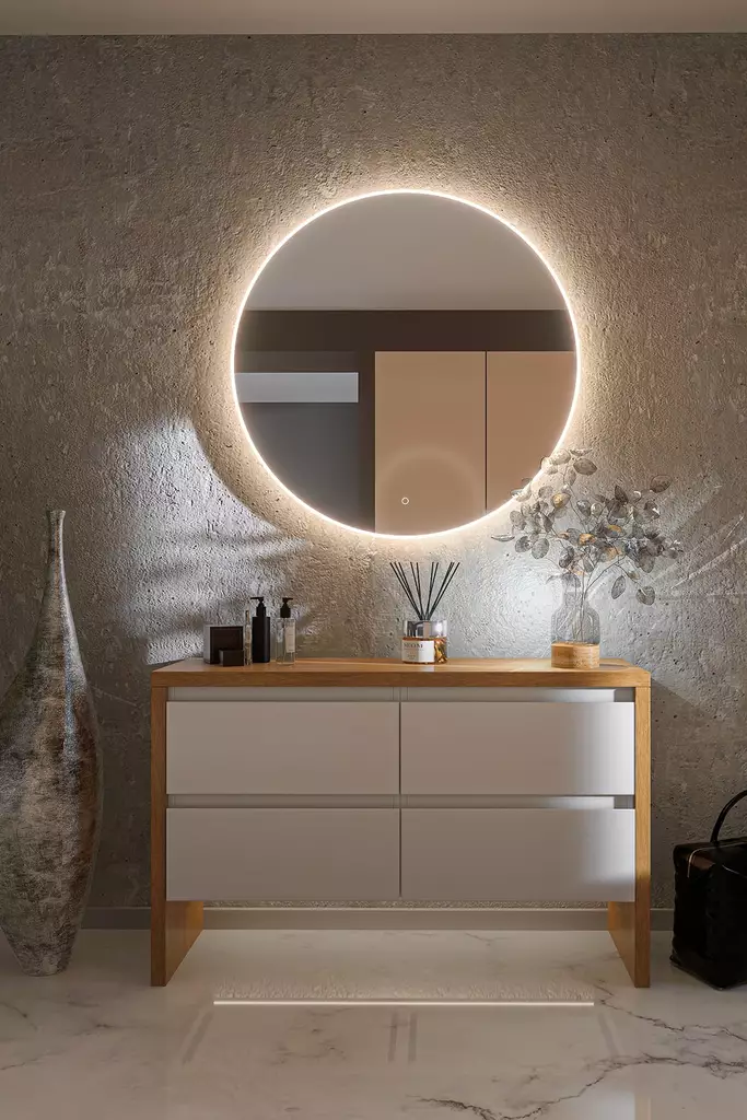 LED-valopeili Avonia - Kylpyhuoneen peilit - 730061 - 1