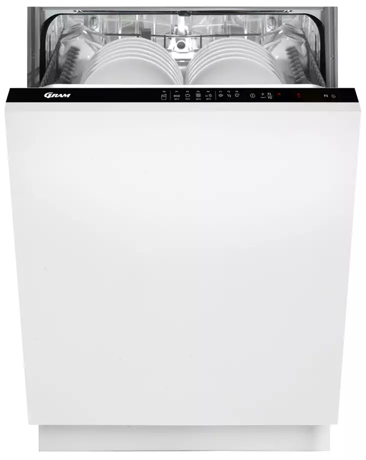 GRAM OMI 60-08/1 Astianpesukone 60 cm, integroitu, valkoinen - Astianpesukoneet - OMI60081 - 1