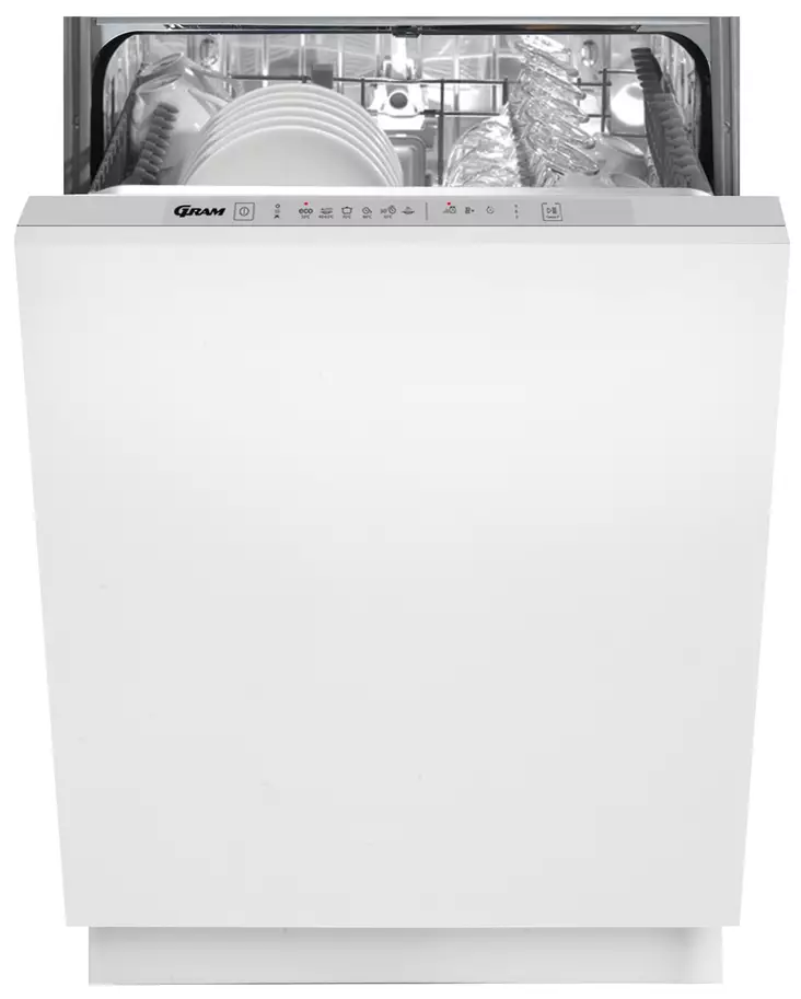 GRAM OMI 60-38 T/1 Astianpesukone 60cm, integroitu, valkoinen - Astianpesukoneet - OMI6038T1 - 1