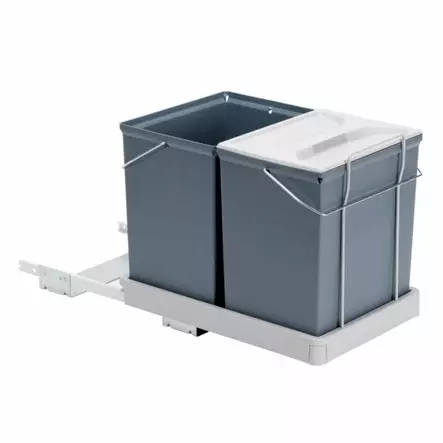 Jätevaunu Select kahdella sangolla - Jätesankovaunut ja sangot - JVSELECT2 - 1