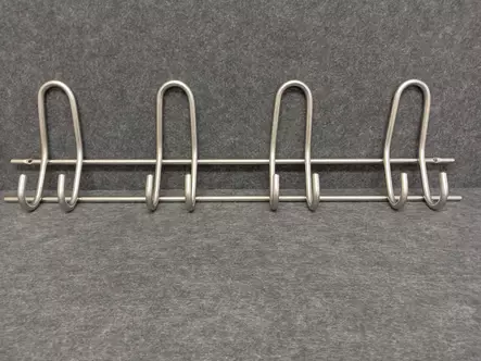 Vaatenaulakko 442/8 Harjattu rst - Naulakot ja koukut - PKOUKKU5900502 - 2