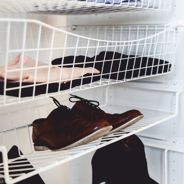 Kenkähylly Norscan Roller, valkoinen - Hyllyjärjestelmät - 073112 - 3