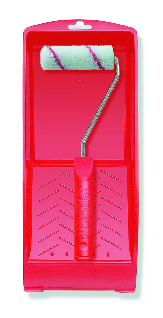 Minitelasetti Punaraita 10cm - Siveltimet ja pensselit - 86984002 - 1