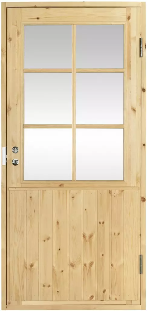 Mökkiovi M12 6-ruutuinen - Mökkiovet - ML4AO0819M12 - 1