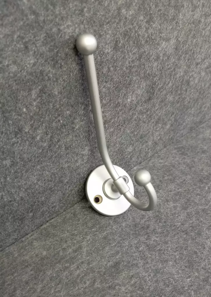 Vaatekoukku 1030/117 mattakromi - Naulakot ja koukut - PKOUKKU5902712 - 1