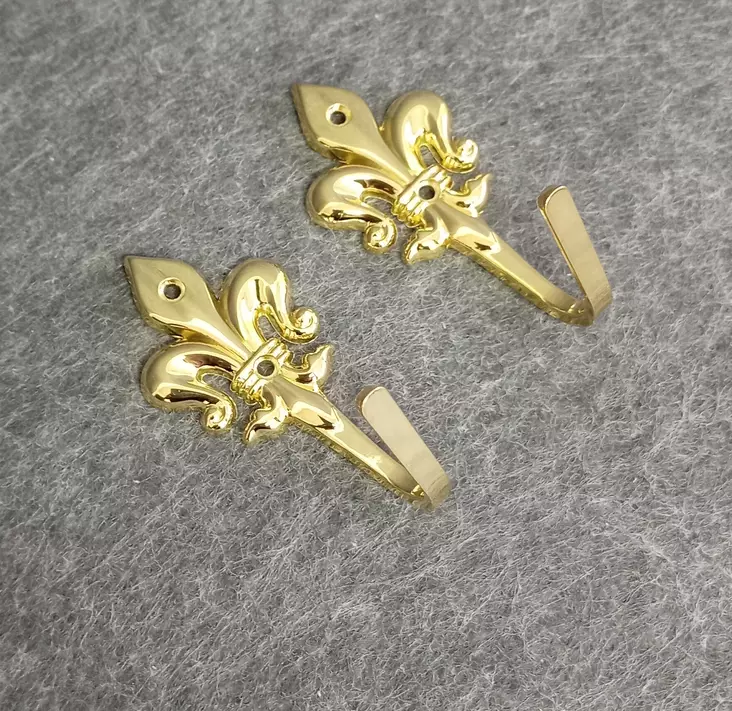 Vaatekoukku 1726/26 messinki 2kpl/pss - Naulakot ja koukut - PKOUKKU5902562 - 1