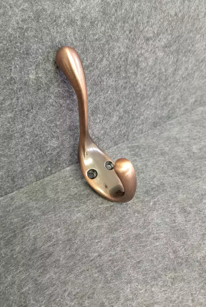 Vaatekoukku 788 harjattu kupari - Naulakot ja koukut - PKOUKKU5902952 - 1