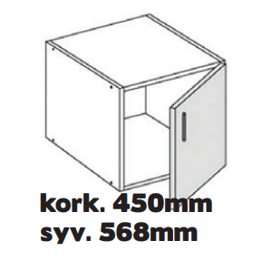 45cm korkea yläkomero - Komerot ja korkeat kaapistot - 45Y3 - 1