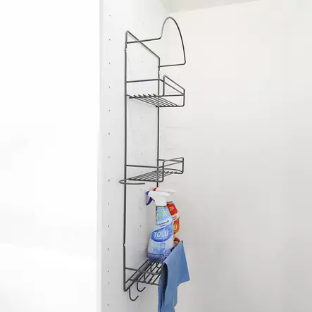 Siivousvälineteline antrasiitti "iso" - Siivouskaapin tuotteet - 070603 - 2