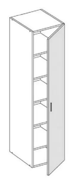 Komero 175cm korkea - Komerot ja korkeat kaapistot - 175K3 - 1