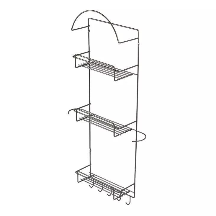 Siivousvälineteline antrasiitti "iso" - Siivouskaapin tuotteet - 070603 - 1