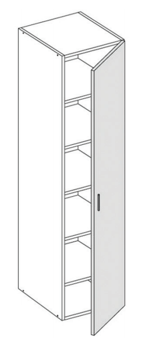Komero 192cm korkea - Komerot ja korkeat kaapistot - 192K3 - 1