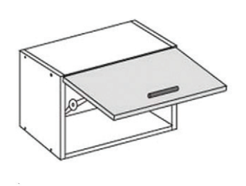 Seinäkaappi 28,2cm - 288mm syvät rungot - 28S3 - 1