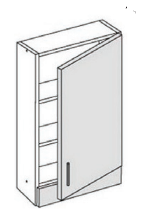 Maustehylly 50cm - 288mm syvät rungot - 70MH5 - 1
