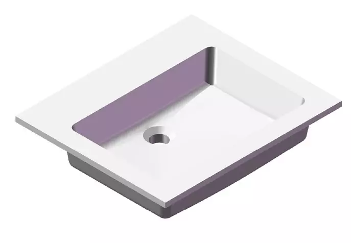 Valumarmoriallas Cubic 535 upotettava - Pesualtaat - 08010C535 - 1