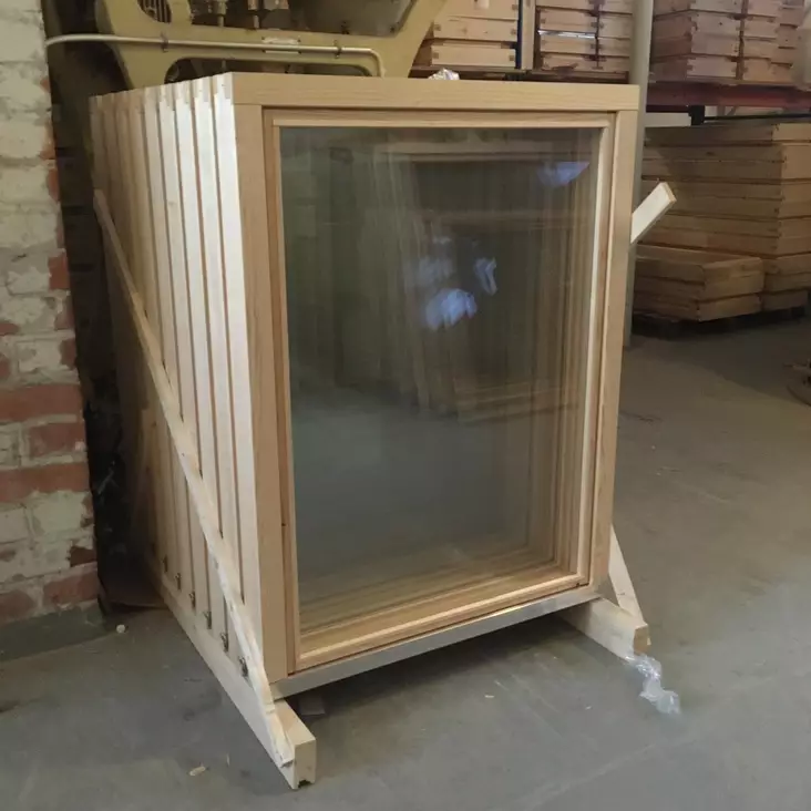 2-lasinen avattava puuikkuna MS 96 - 2- ja 1-lasiset ikkunat - 96MS11X6 - 1