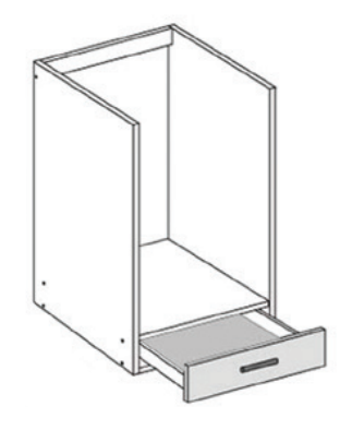 Uunikaappi kalusteuunille - Alakaapin rungot - U6 - 1