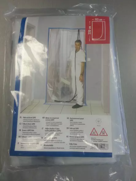 Vetoketjuovi L-malli 220x112cm - Suojausmateriaalit - 96962217 - 1