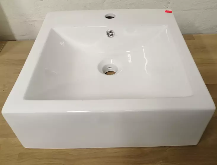 Malja-allas Grana neliö, valkoinen - Pesualtaat - GRA_50019 - 1