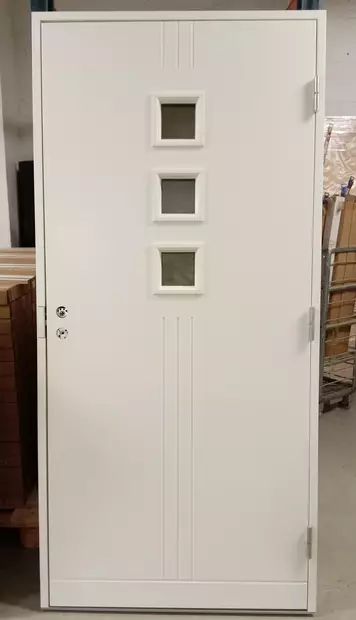 Gaily ulko-ovi 10x21 valkoinen, oikea - Ulko-ovet - UOGAIVA10X21O1TERA - 1