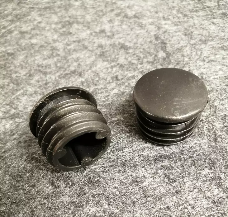 Elfa putkenpää musta - Hyllyjärjestelmät - 623924ELFA - 2