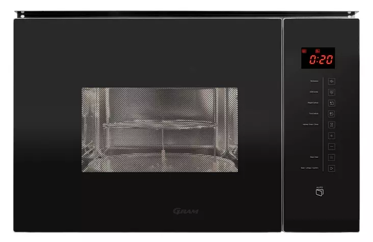 GRAM IM 20614-90 B Integroitava mikro uunin päälle 25 l, musta - Mikroaaltouunit - IM2061490B - 1