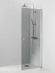 OCEAN 3 harmaa, 600x2019mm kääntyvä suihkuseinä, matta alumiini - Suihkuseinät - 464022746F - 3