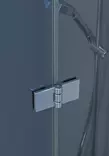 Tass taittuva suihkuseinä, harmaa lasi - Suihkuseinät - TASS80H - 4