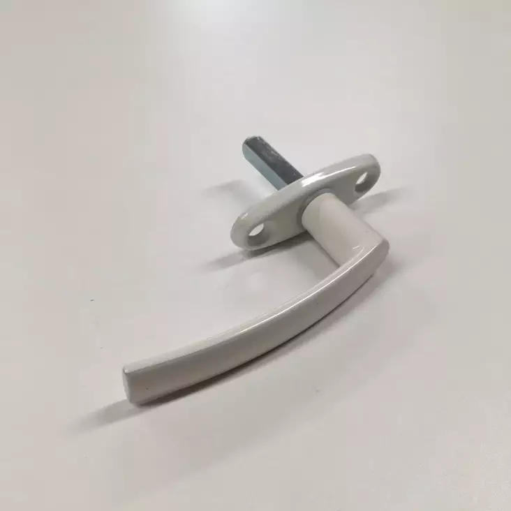 Ikkunan kiintopainike valkoinen, ovaali kanta - Ikkunoiden helat ja lisätarvikkeet - 502WH - 1