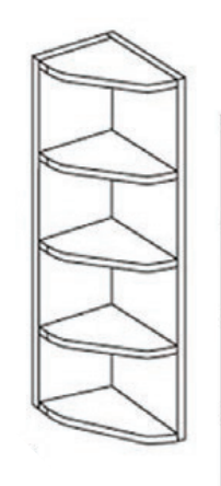 Päätyhylly 70,8cm - 288mm syvät rungot - 70SVPH - 1