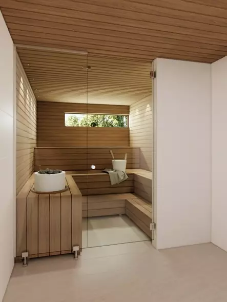 Vihtan Puro 6 saunan lasiseinä, kirkas - Saunanovet - PURO6LASI - 2