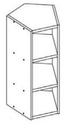 Avokonsoli 70,8cm - 288mm syvät rungot - 70SVK - 1