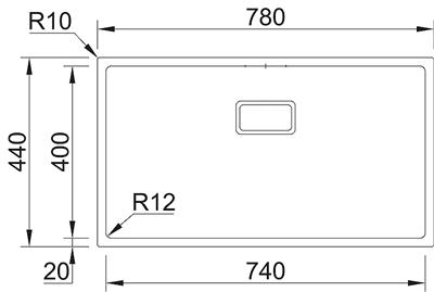 Allas Box Lux 74, 1 altainen - Altaat - 08N1AM10621A0VL - 2
