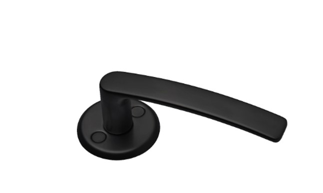 SG välioven painikepari, musta - Väliovien helat ja painikkeet - SGO1010BL - 2