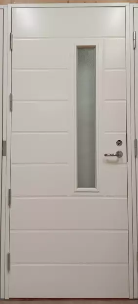 Ulko-ovi KP17 valkoinen 990x2090 oikea 1-tiivisteinen - Ulko-ovet - UO1RVALKPL10X21OER - 1