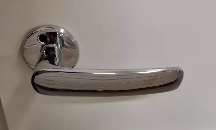 UO-Painike Kromattu - Ulko-ovien helat ja painikkeet - 1056MSCR - 1