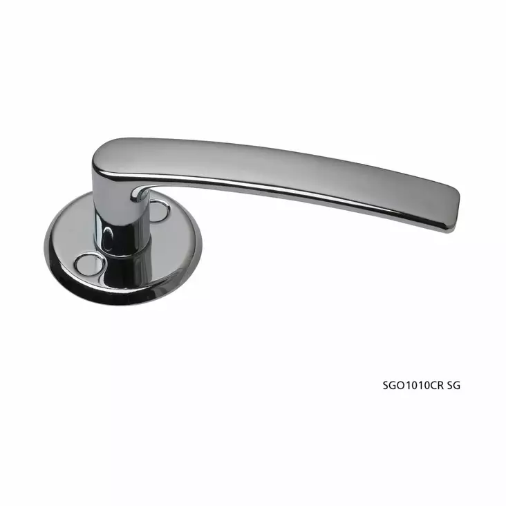 SG välioven painikepari, kromattu - Väliovien helat ja painikkeet - SGO1010CR - 1