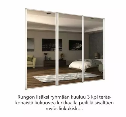 SETDesign Liukuovikaappiryhmä SET33 - Liukuovet ja kaapit tilausmallistosta - SET33SET - 2