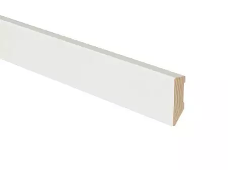 Jalkalista valkoinen 12x42x3200 mm - Listat - A9028PKT - 1