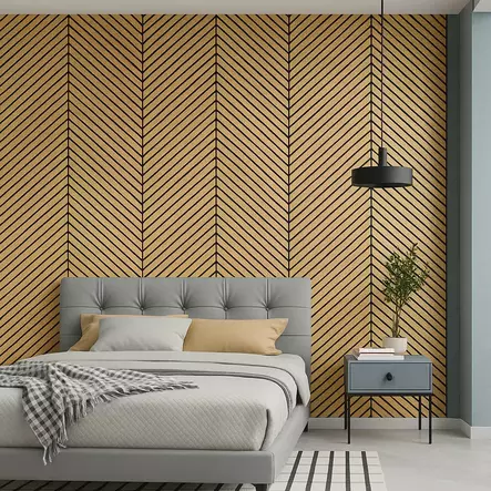 Akustiikkalevy Fluctus Tammi - Paneelit - JVWP-A600P-TAMU - 1