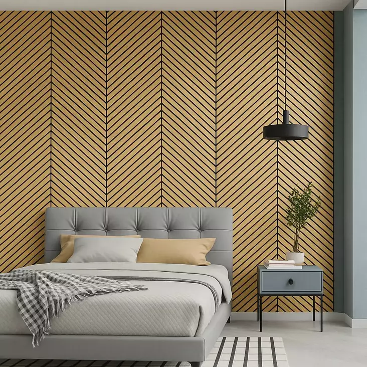 Akustiikkalevy Fluctus Tammi - Paneelit - JVWP-A600P-TAMU - 1